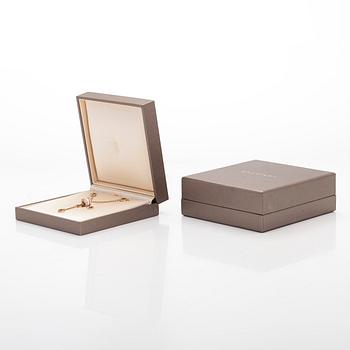 Bulgari, collier, "B.zero1", 18K guld, keramik och diamanter.