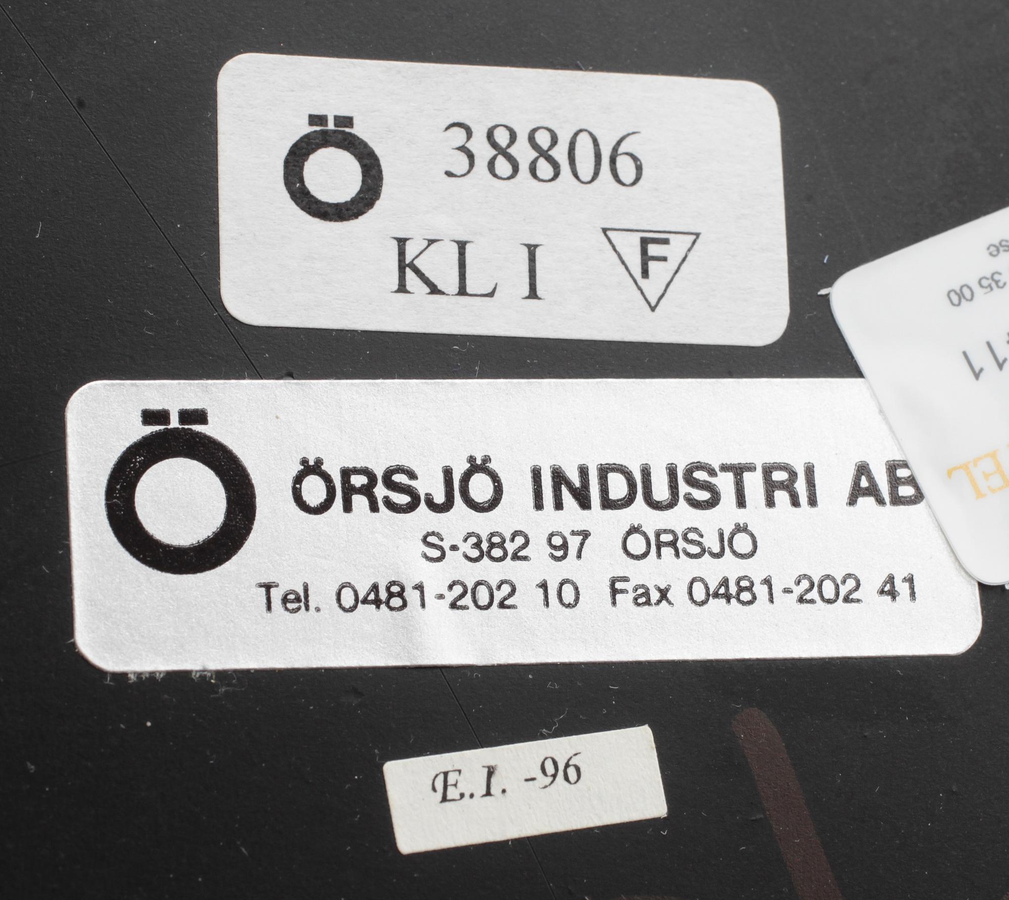 BORDSLAMPA, Örsjö Industri AB, 1900-talets andra hälft.