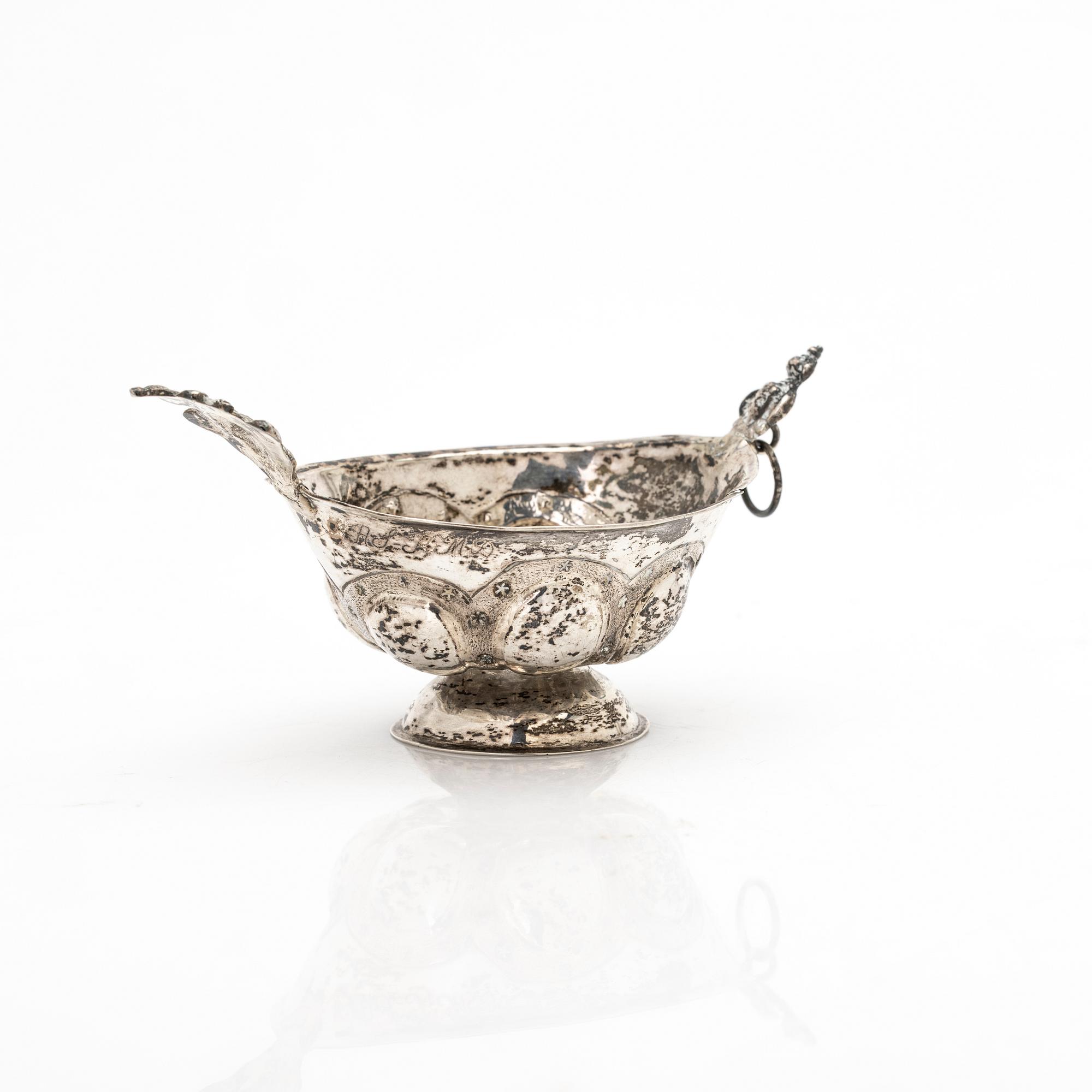 Ladle, silver, Sweden, 17th/18th century.