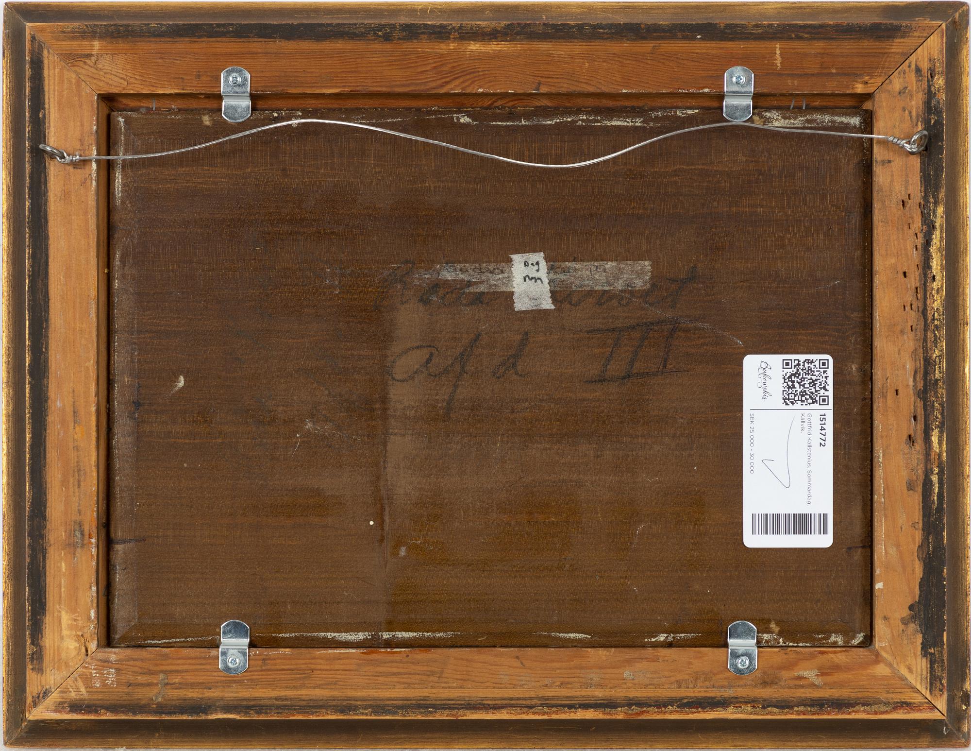 Gottfrid Kallstenius, Sommardag, Källvik.