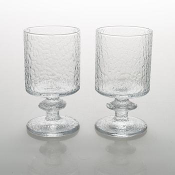 Timo Sarpaneva, A set of 28 'Senator' glasses from Iittala, Finland, 1969-1981.