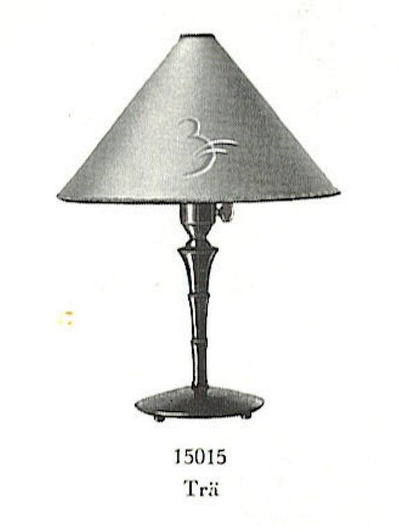Harald Notini, bordslampa, modell "15015", Arvid Böhlmarks Lampfabrik, Stockholm 1930-tal.