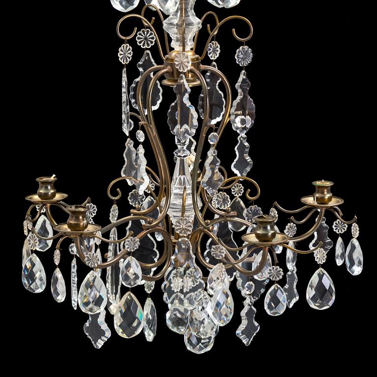 A mid 20th century chandelier.