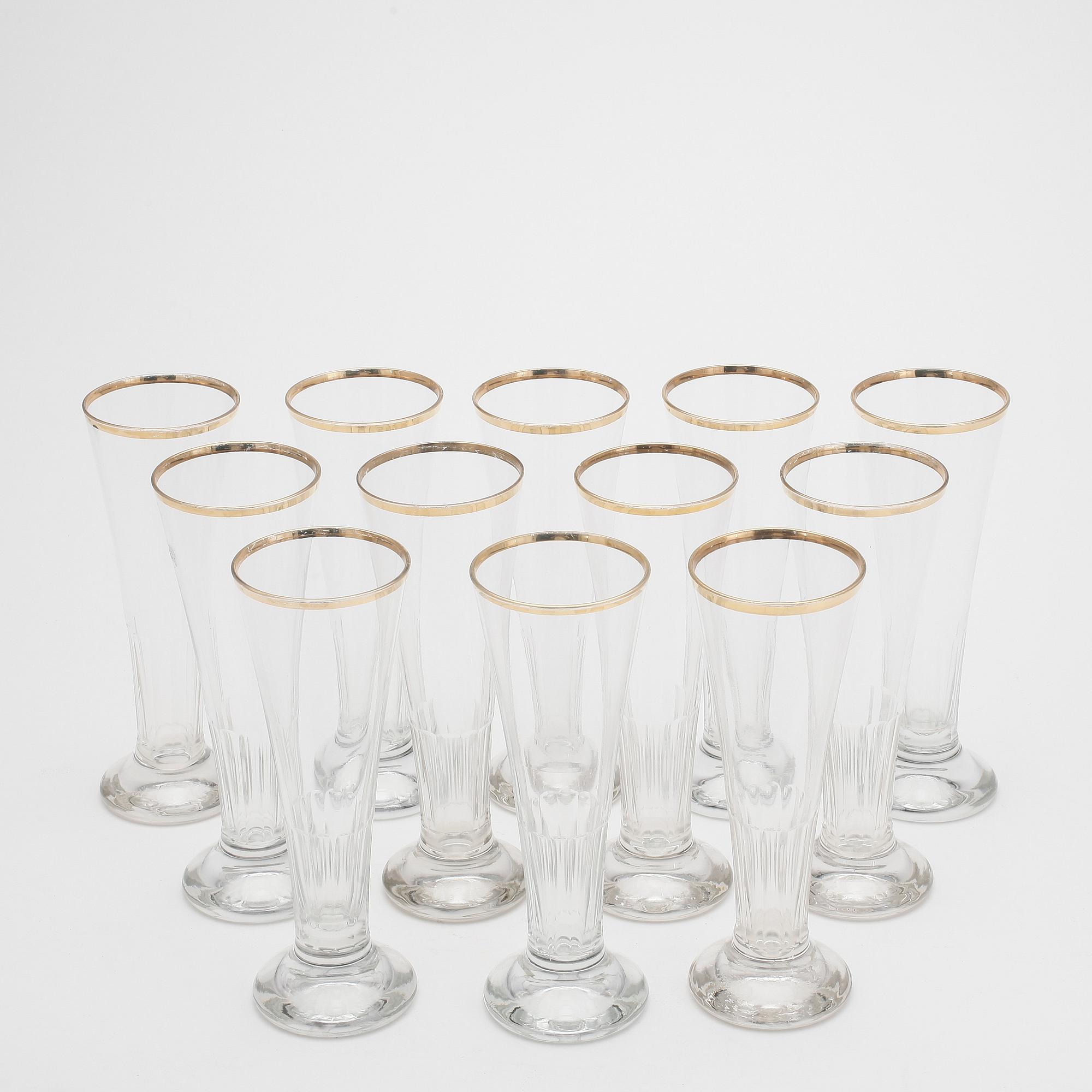 ÖLGLAS, 12 st, 1900-tal.