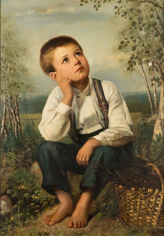 Unknown artist, oil on canvas, unsigned, early 20th century.