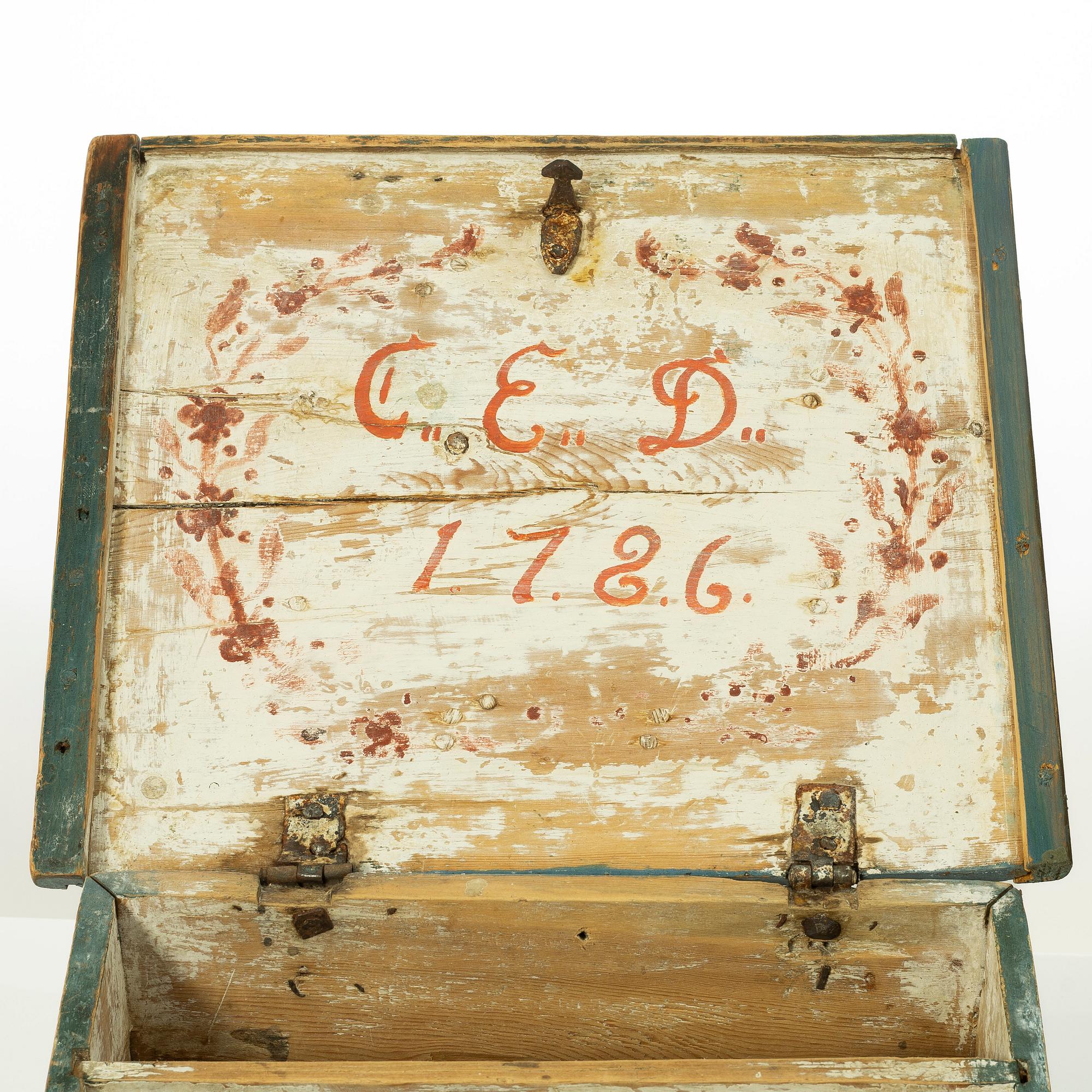 Skrin, allmoge, Jämtland, daterat 1785.