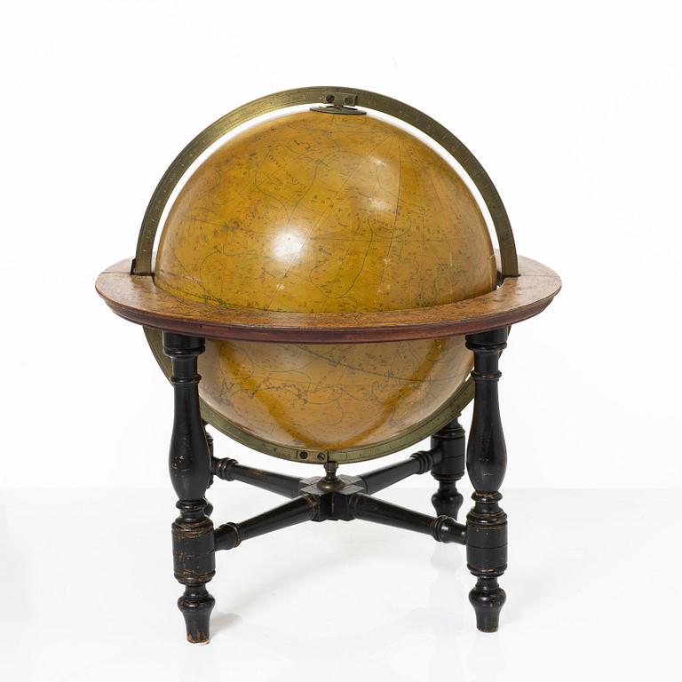 A celestial library globe by Charles Smith & Son (manufacturers of globes in London 1803-62).