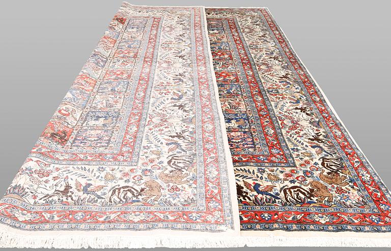 A Bakhtiari carpet, approx. 407 x 304 cm.