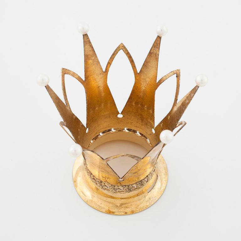 A bridal crown set with cultured pearls by Ceson, Göteborg, 1965.