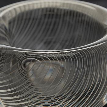 Tapio Wirkkala, a model 3327 glass bowl, signed Tapio Wirkkala Iittala -57.