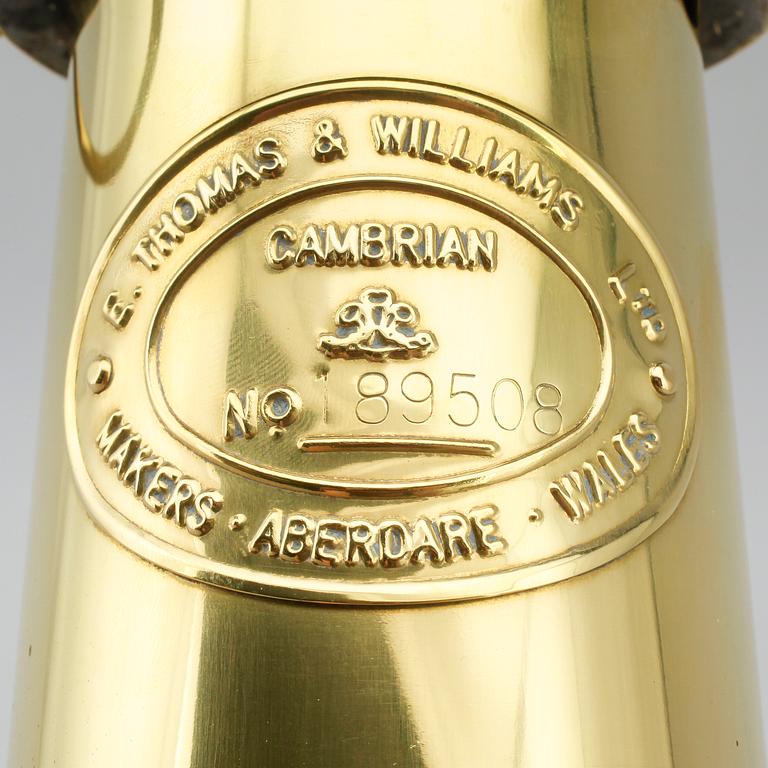 GRUVLYKTA, mässing, E. Thomas & Williams LTD, Aberdare, Wales, 1900-talets andra hälft.