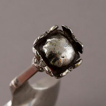 A Scandinavian 16th century silver spoon, unidentified makers mark.