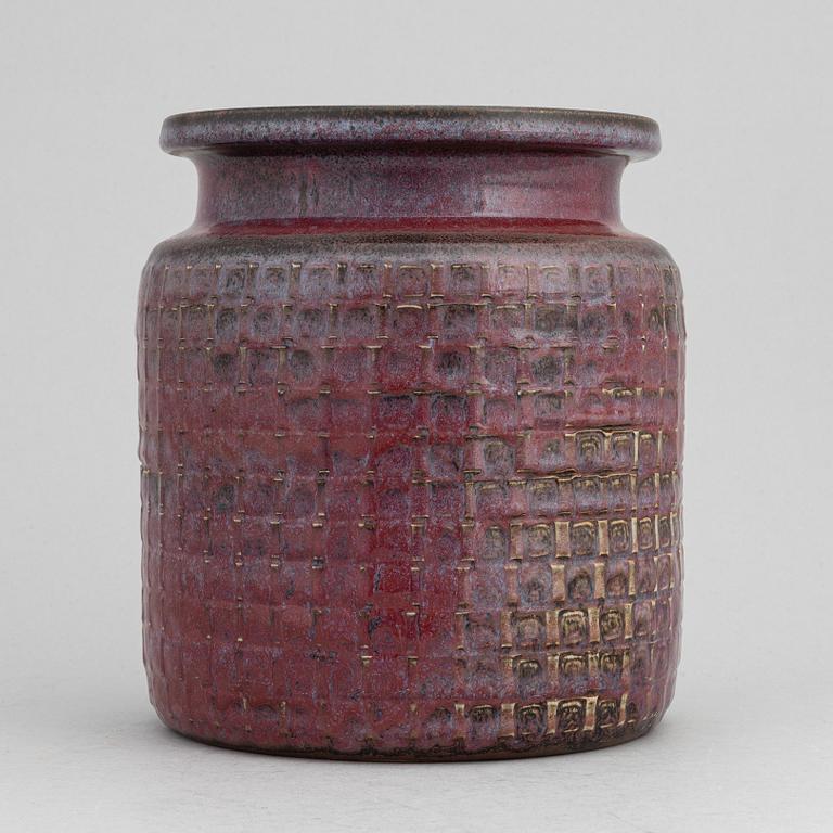 Stig Lindberg, a stoneware urn from Gustavsbergs Studio.