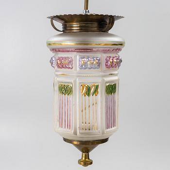 An early 20th century ceiling lamp.
