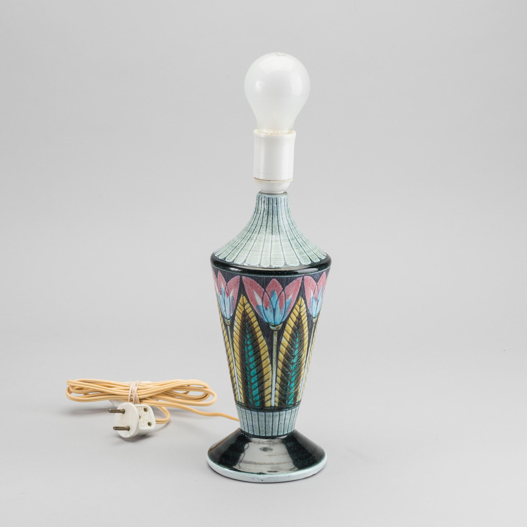 A lamp from Tilgmans keramik, the middle of the 20th century.