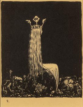JOHN BAUER, litografier, 1915,  10 st.