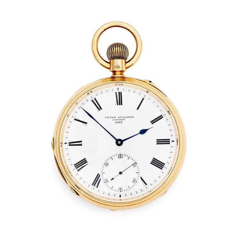 A gold pocket watch, Viktor Kullberg, London c. 1900.