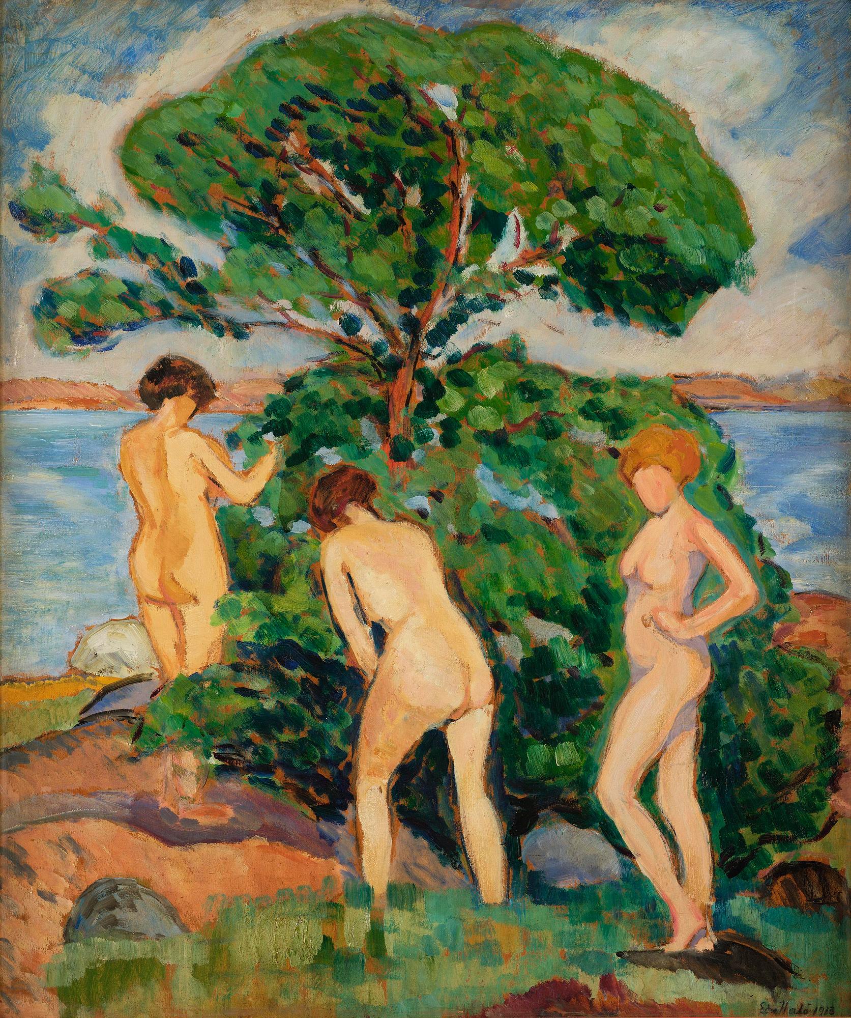 Edward Hald, Baderskor.