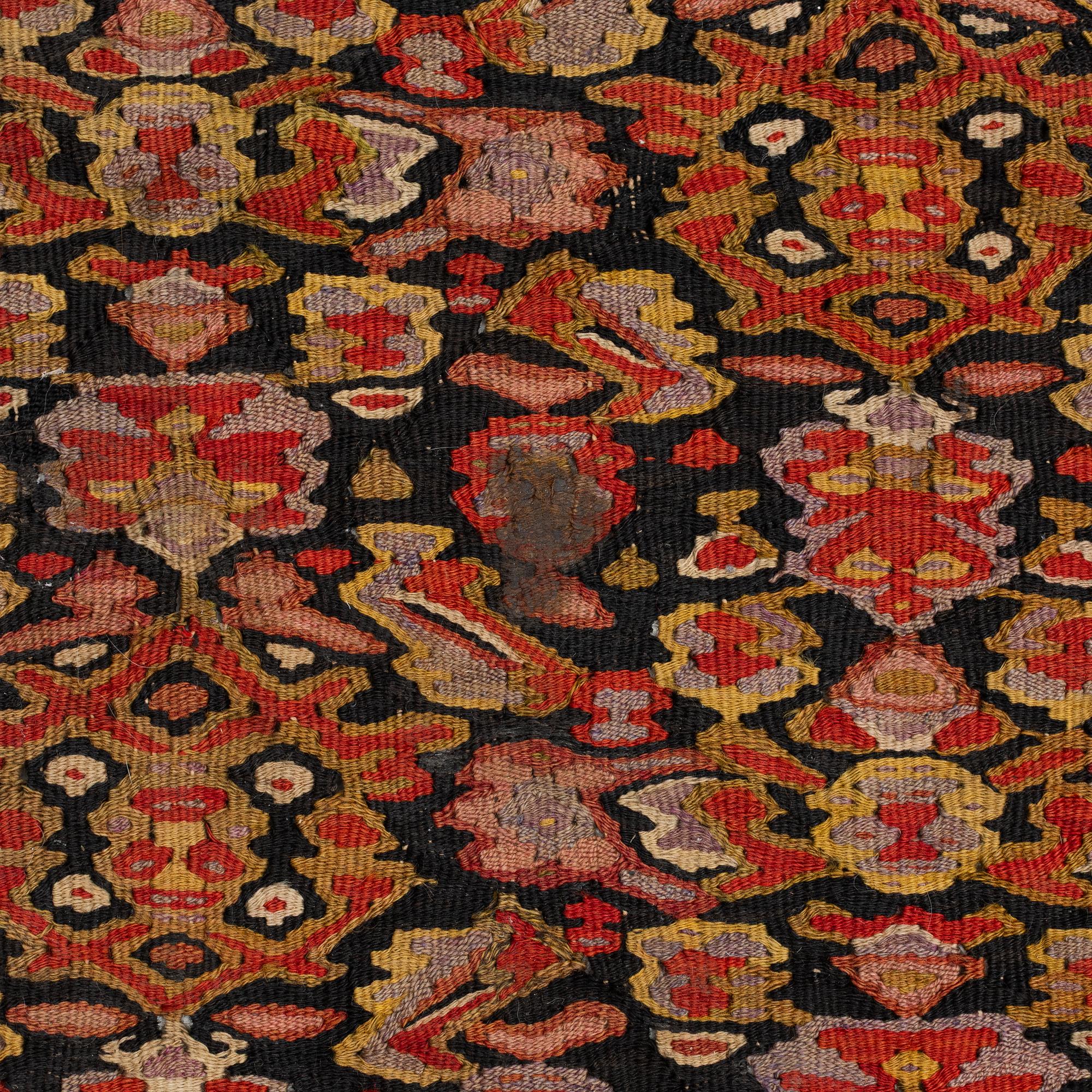 Carpet, kilim, Senneh, semi-antique. approx. 330 x 210.