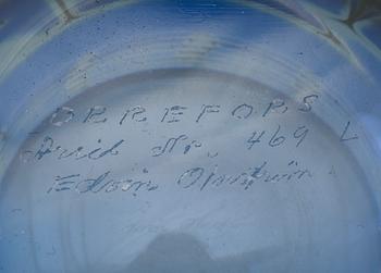 SKÅL, glas, Ariel, Edvin Öhrström, Orrefors, signerad.