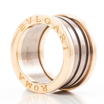Bulgari, ring, "B.Zero1",  18K Rose Gold Brown Ceramic.