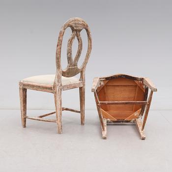 STOLAR, 1 par, gustavianska, 1700-talets slut.