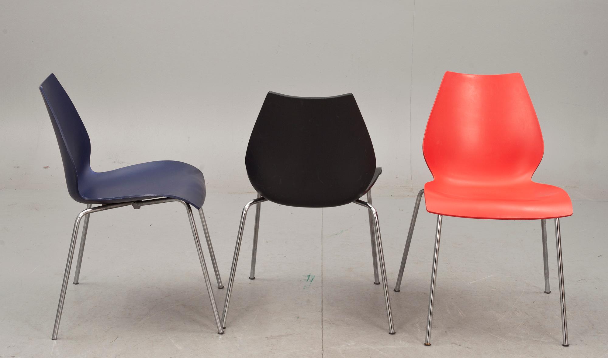 STOLAR, 2+2+2 st, "Maui", Vico Magistretti för Kartell.