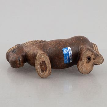 Lisa Larson, figuriner, 6 st, ur serierna "Lillskansen" och "Skansen", Gustavsberg.