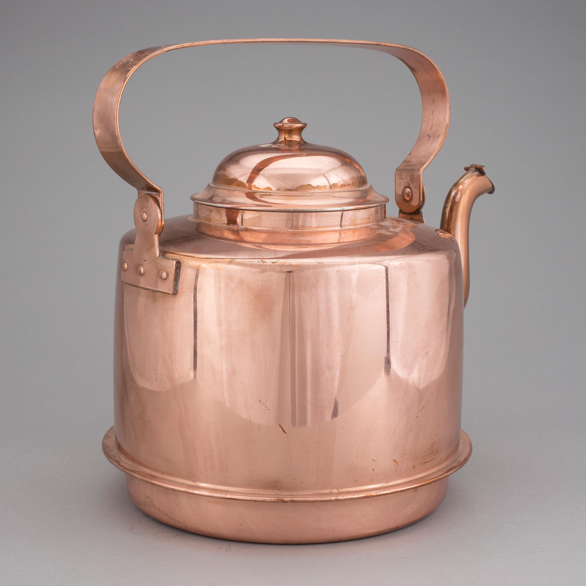 KAFFEKANNA, koppar, 10 liter, Skultuna Bruk, 1900-talets början.