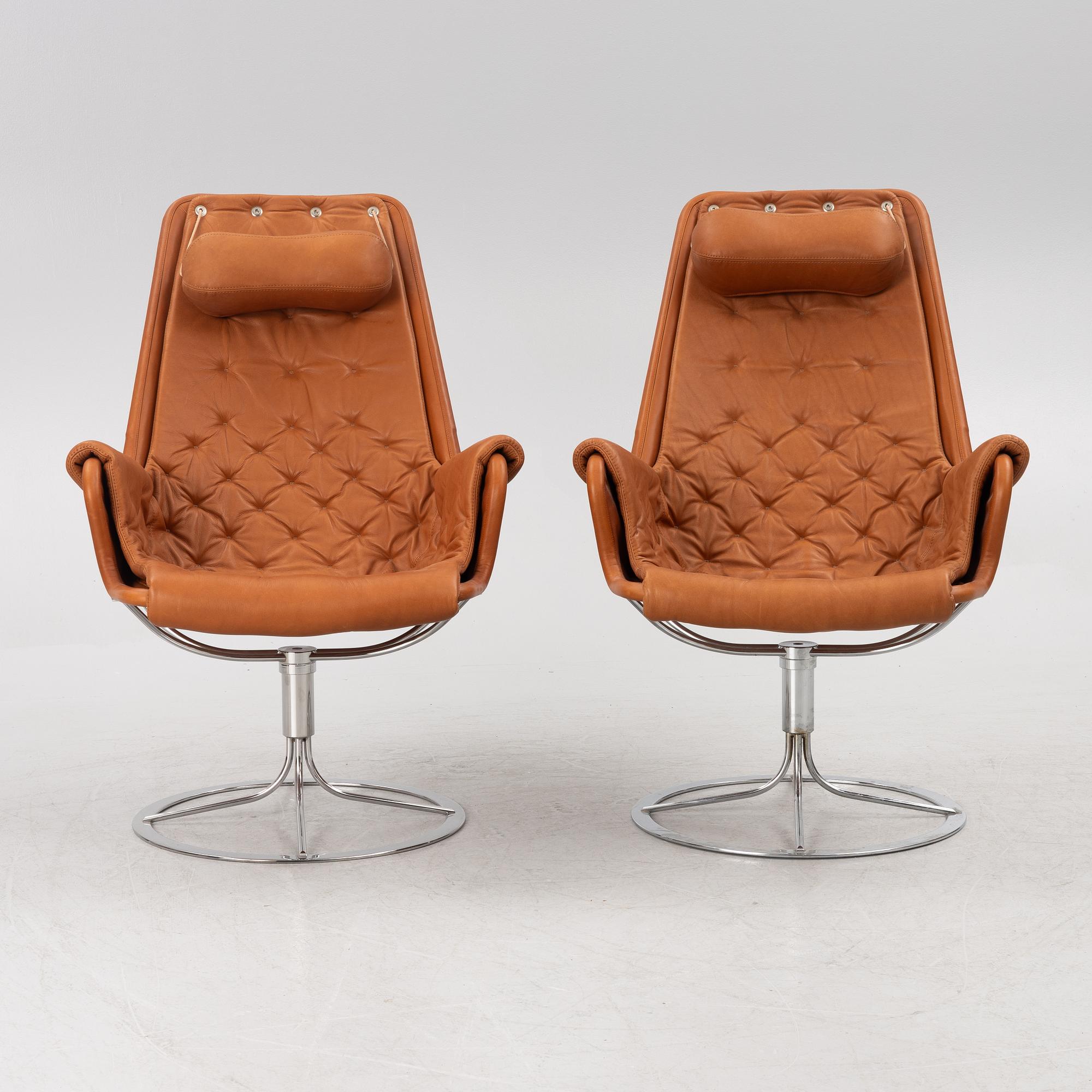 Bruno Mathsson, armchairs, a pair, "Jetson", Dux.