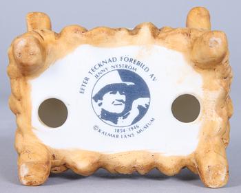 FIGURINER, 15 st, flintgods, efter Jenny Nyströms julkrubba, utgiven av Kalmar Läns Museum.