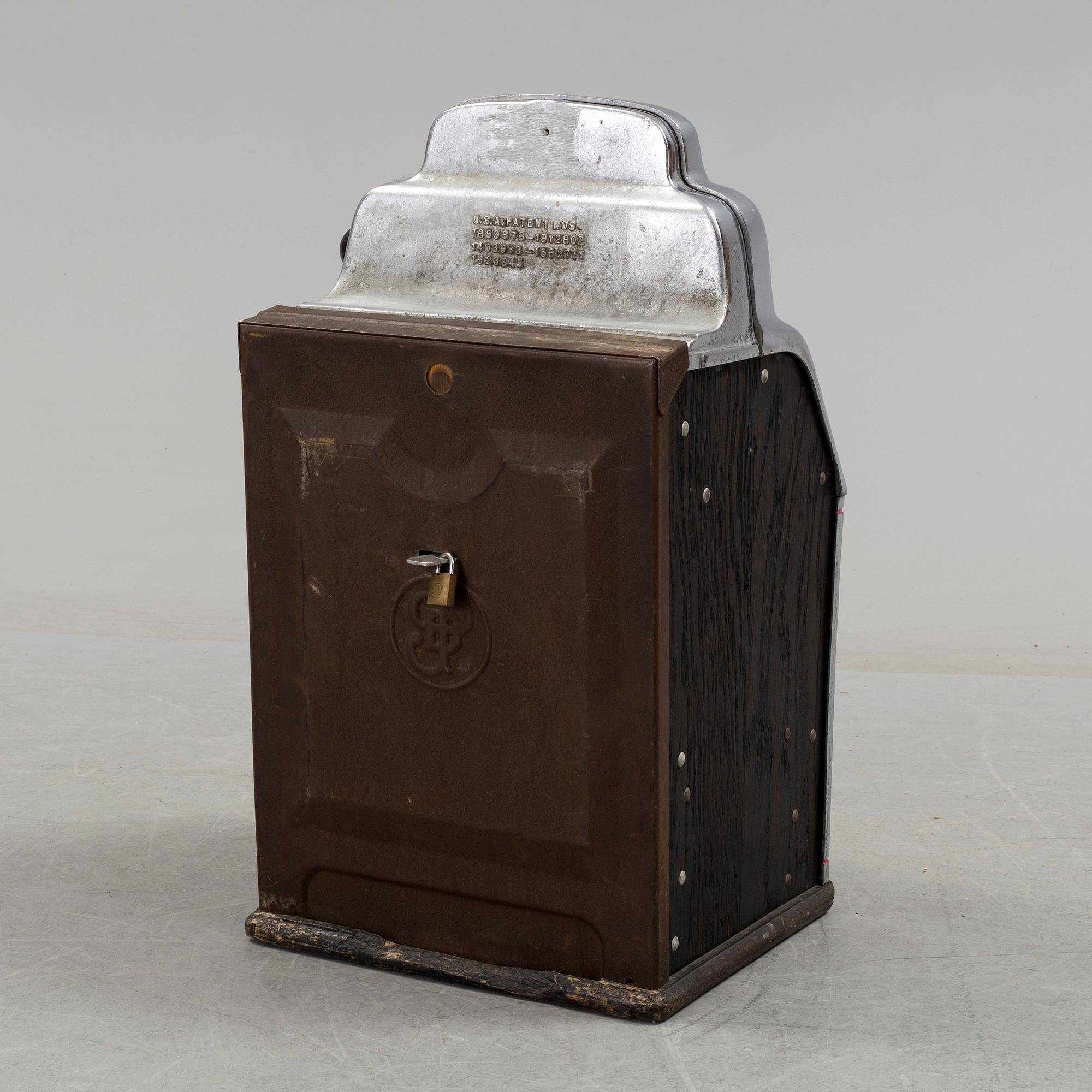 A Jennings Standard Chief Slot Machine, first half of the 20th century.