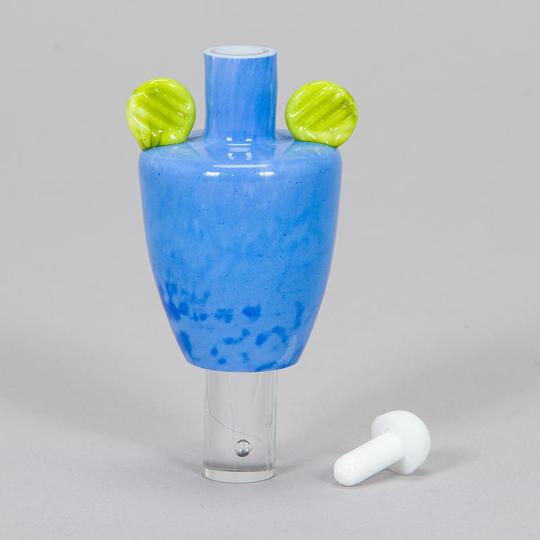 Markku Salo, a glass sculpture, signed Markku Salo Nuutajärvi Notsjö 1991.