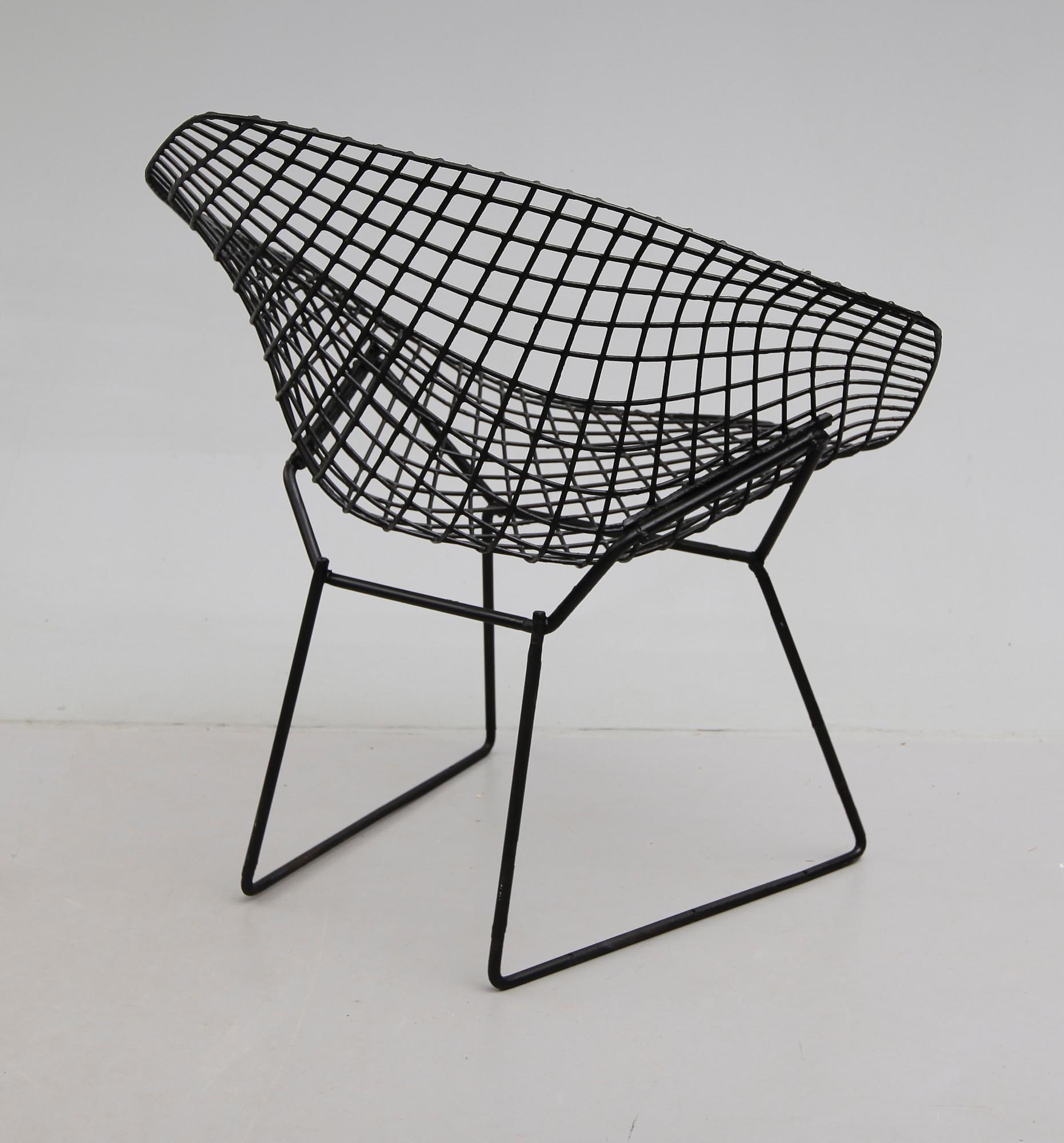 FÅTÖLJ, "Diamond Chair", Harry Bertoia, 1900-talets andra hälft.