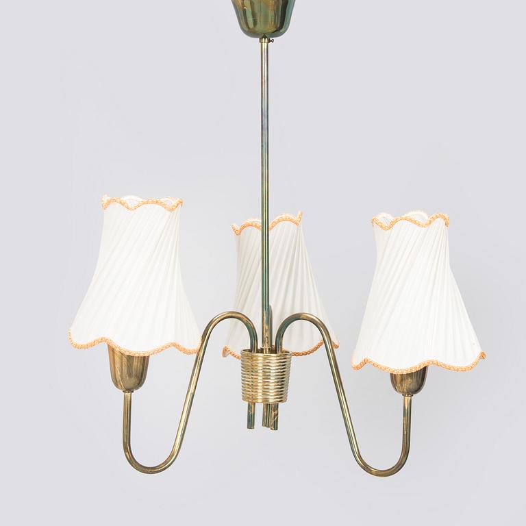 A mid-20th century ceiling light by Valinte.