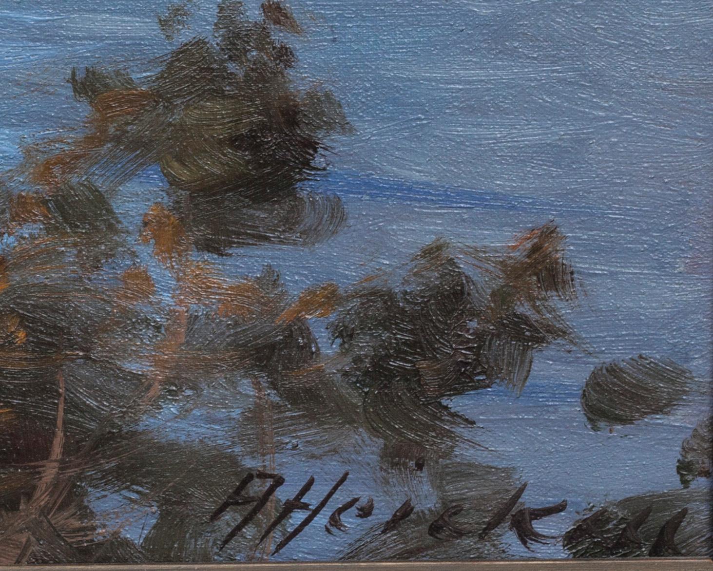 ARTHUR HEICKELL, olja på duk. Signerad.