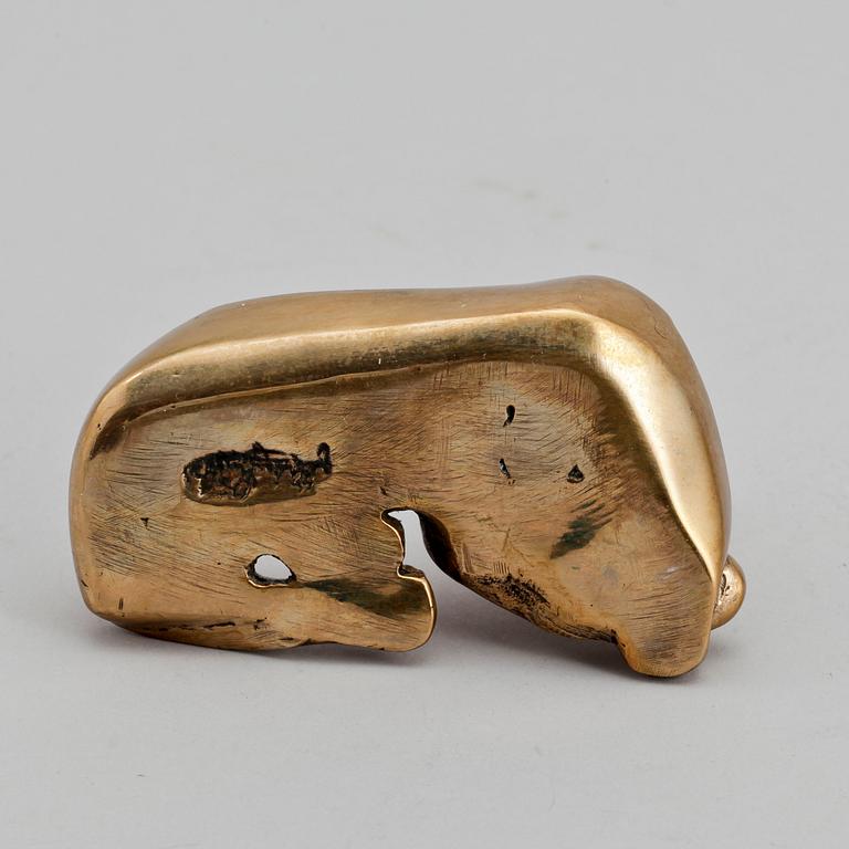 SEBASTIAN SCHILDT, skulptur, brons. Otydligt signerad.