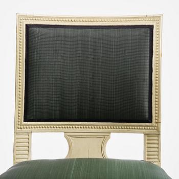 A set of eight (6+2) klismos-chairs attributed to C. J. Wadström (master 1788-1816).