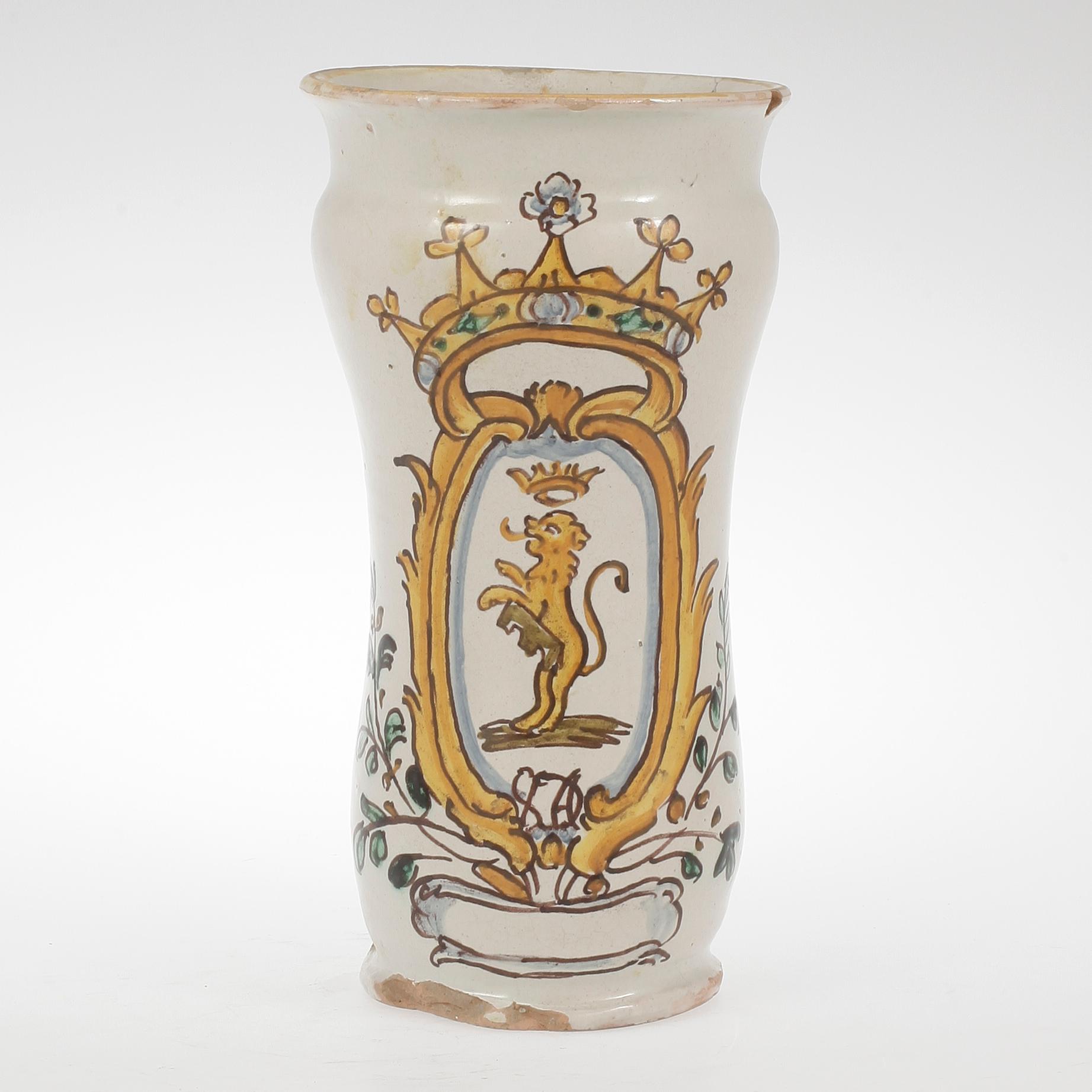 VAS, fajans, sannolikt Italien, 1700-tal.