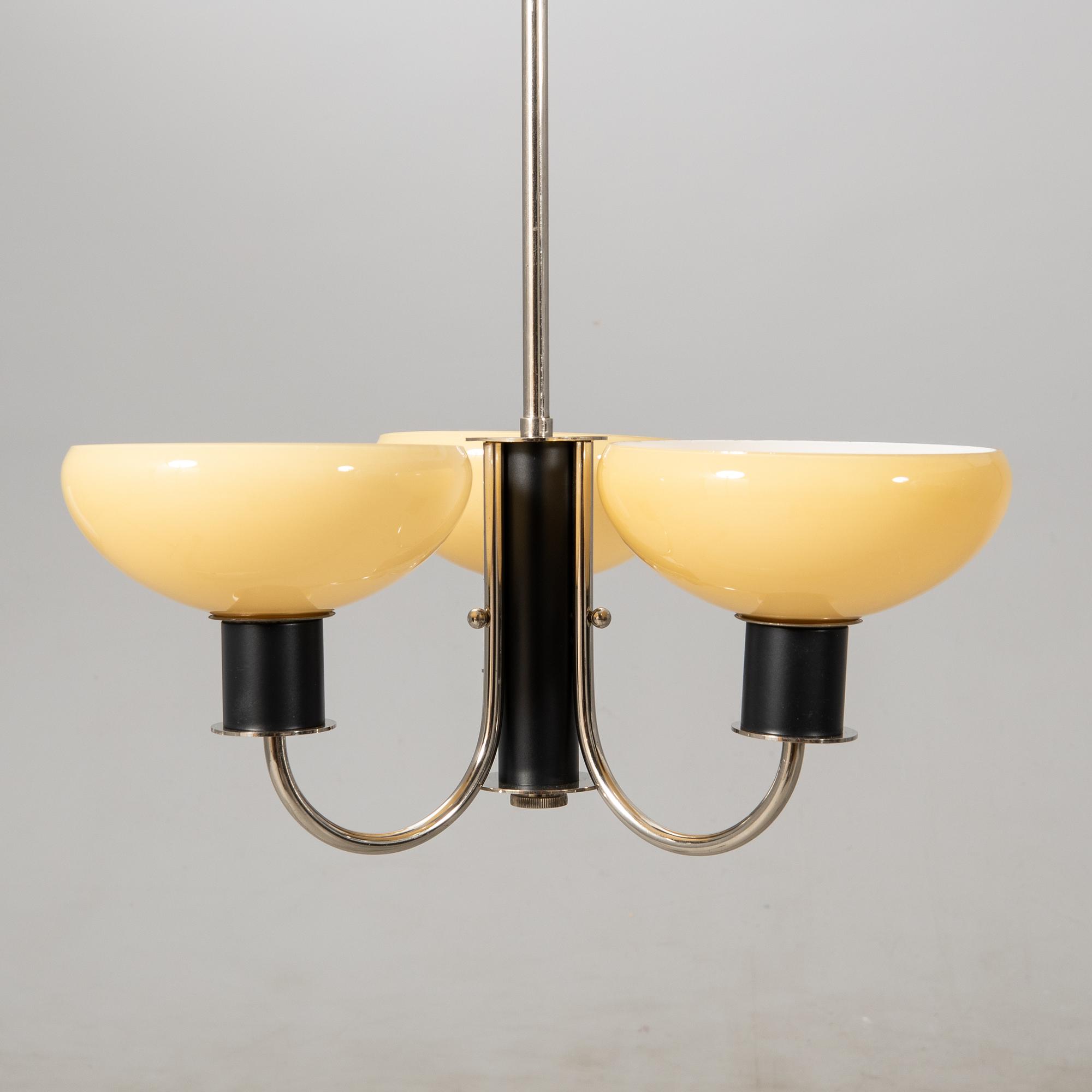Erik Tidstrand, ceiling lamp, model "28890", Nordiska Kompaniet, 1930s-40s.