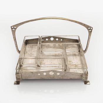 Serveringsfat, WMF (Würtembergische Metallwarenfabrik) tidigt 1900-tal.