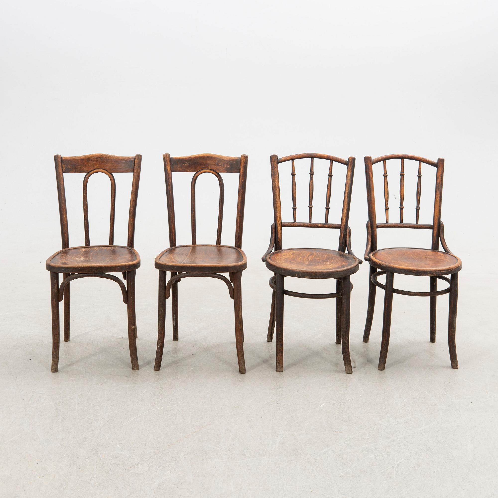 Stolar, 4 st, 1900-talets första del.