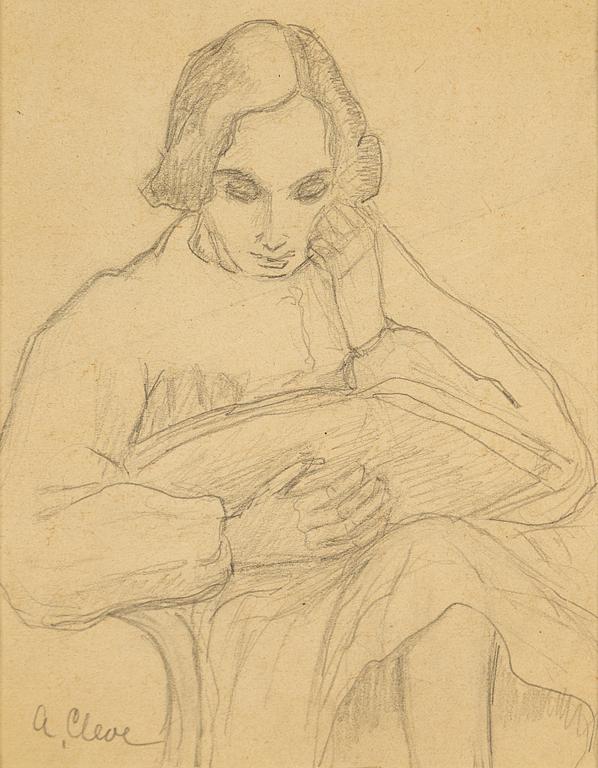 AGNES CLEVE, pencil. Signed A Cleve.