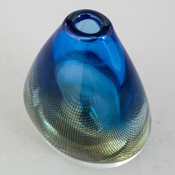 An Orrefors "Kraka" glass vase by Sven Palmqvist signed and numbered 349.