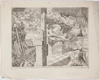PARTI, 44 gravyrer, Sadeler av bl.a. Egidius, Raphael, Johannes och Marco. Framförallt senare avdrag 1600 och 1700-tal.
