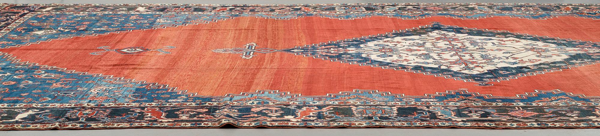 MATTO, an antique Bakshaish, ca 693 x 398,5 cm, dated "1298"AH/1880 AD probably.
