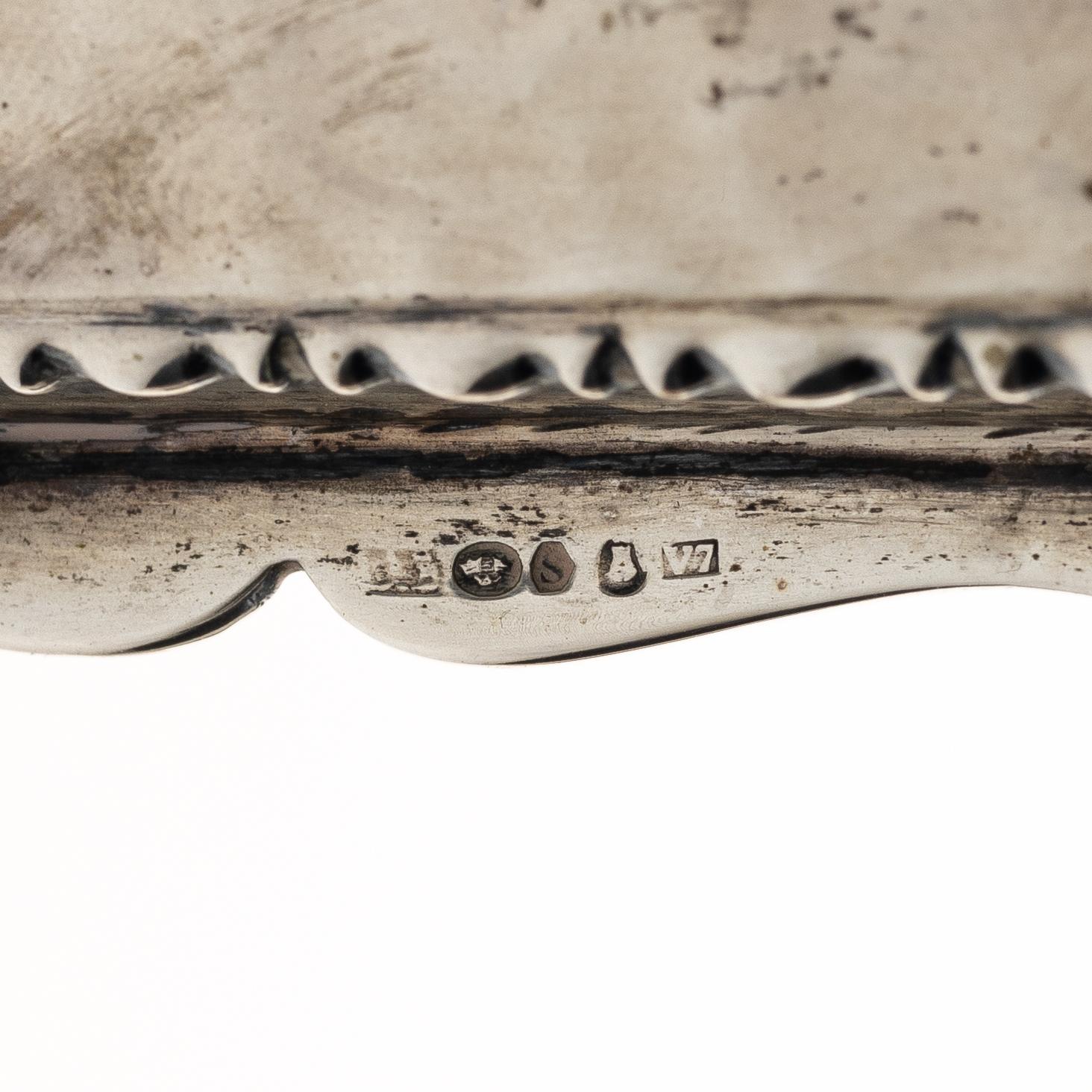 Skrin, silver, svensk importstämpel, Stockholm 1923.