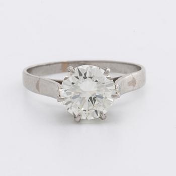 RING 18K whitegold  brilliant-cut diamond approx 1,7 ct approx H-I VS.