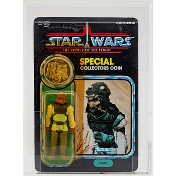 STAR WARS, Nikto POTF 92 back AFA75 EX+/NM, Kenner 1985.