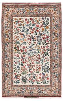 407. A, 'Golo Bolbol' rug, Isfahan, signed (Mahmoud and Mohammad Reza) Seirafian, c. 230 x 147 cm.